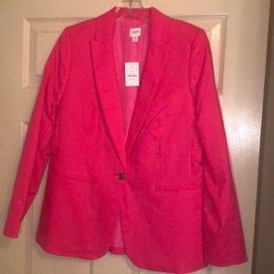 Linen ladies blazer